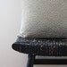 KHAKI PEBBLE BEACH Cotton Silk Rayon Cushion Cover 63 x 34 cm