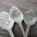 Vintage teaspoon garden markers hand stamped inspirational personalized gift ONE marker
