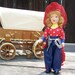 Vintage Toy, Composite Doll , 1940's Cowgirl Bisque Doll