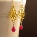 Versailles Ruby Earrings