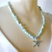 Larimar Starfish Necklace