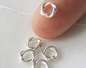 To Please The Moon - Five Sock and Lace Sterling Silver Stitch Markers with Holder - Fits Up To 3.25 mm (3 US) - Open Edition
