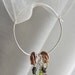 Large Silver Stitch Marker Holder - Keeper of the Flame
