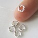 To Please The Moon - Five Sock and Lace Sterling Silver Stitch Markers with Holder - Fits Up To 3.25 mm (3 US) - Open Edition