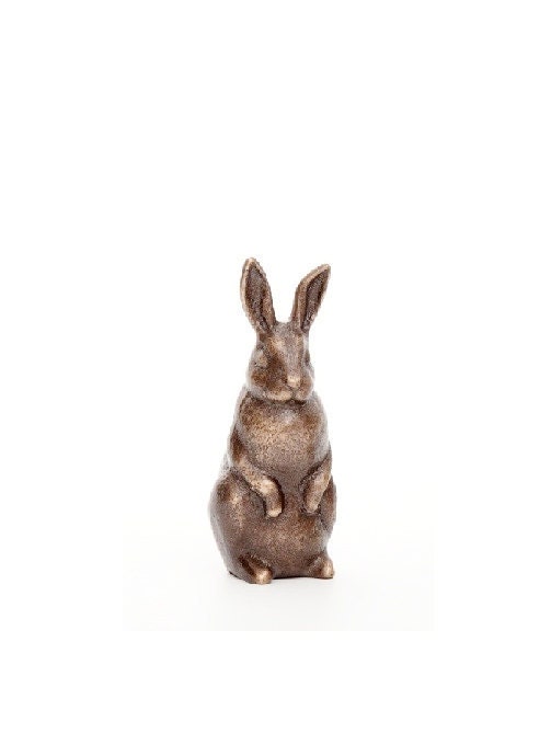 Rabbit in Bronze - small figurine standing