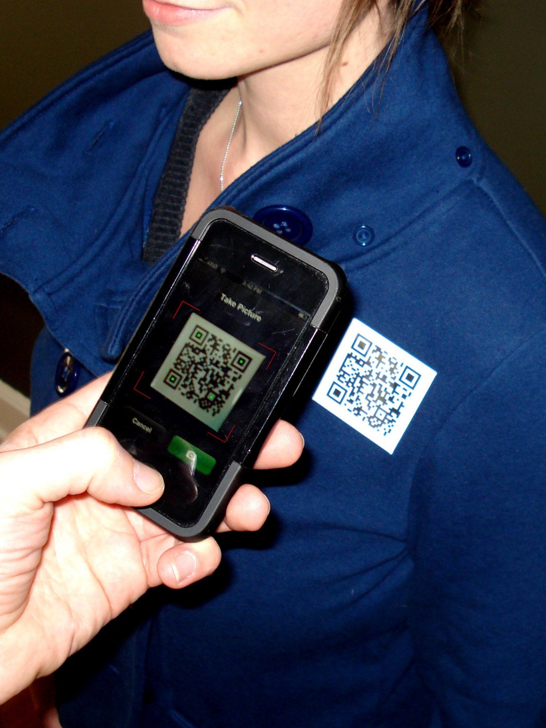 Custom QR Code Button