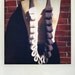 SALE - Petal Flap Necklace in Coffee and Cream
