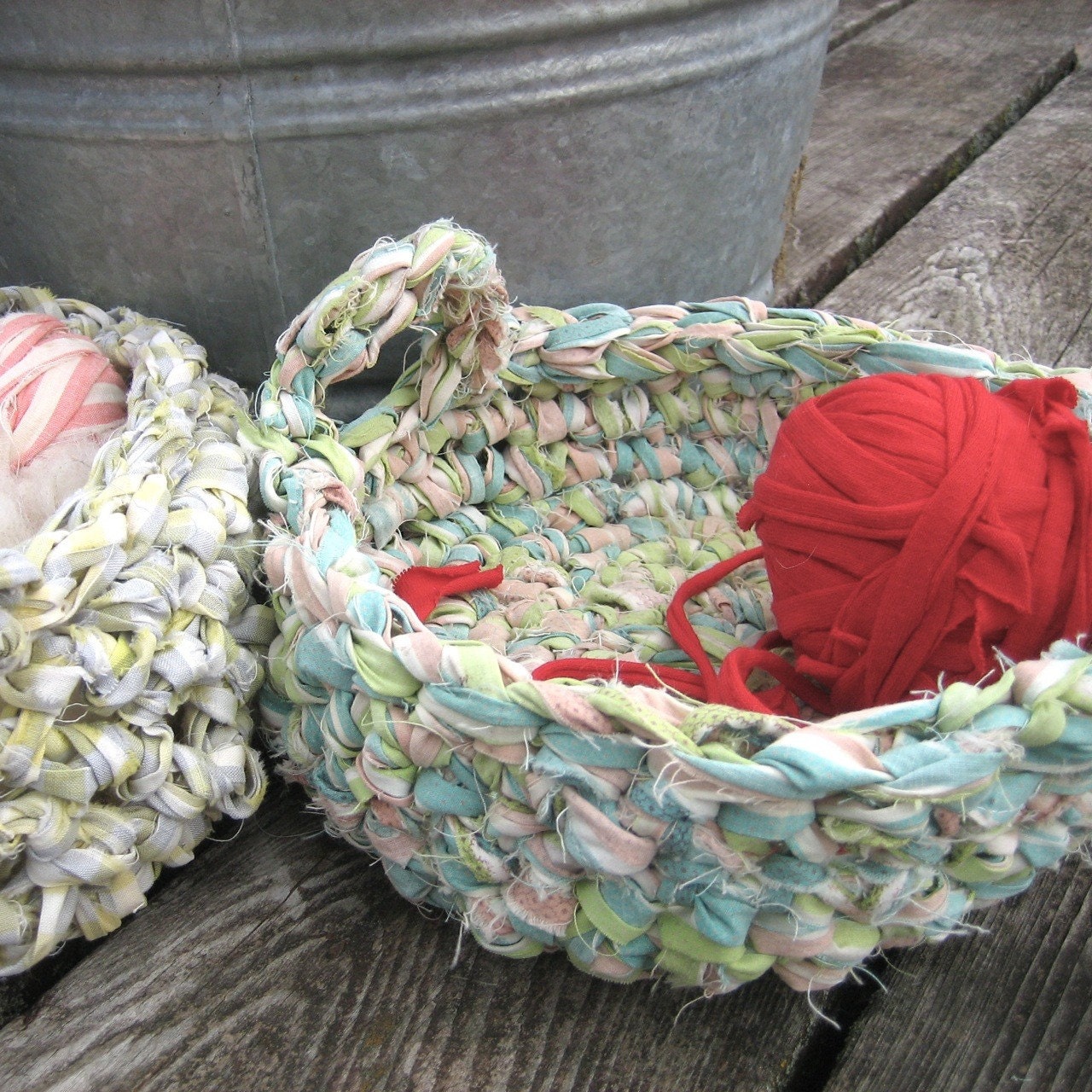 PDF Pattern. Fabric Crochet Workshop: In the Round