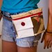 Great navajo inspired belt bag lined with velvet, for the fancy adventurer on bike, moped, or foot