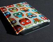 Kindle Case / Nook Cover / NookColor / Kobo / Touch / Sony / Galaxy Tab / Kindle Sleeve - Sleeve Cozy - eReader TECHEE SLEEVE - HootSweet