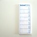 SALE Weekly Calendar Notepad, Scribbled 2012 (large magnetic note pad) - 25% off, was 16.00 now 12.00 - LAST ONE