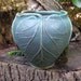 Rhubarb Vase in verdigris glaze Arts and Crafts style, mission style, handmade pottery, functional