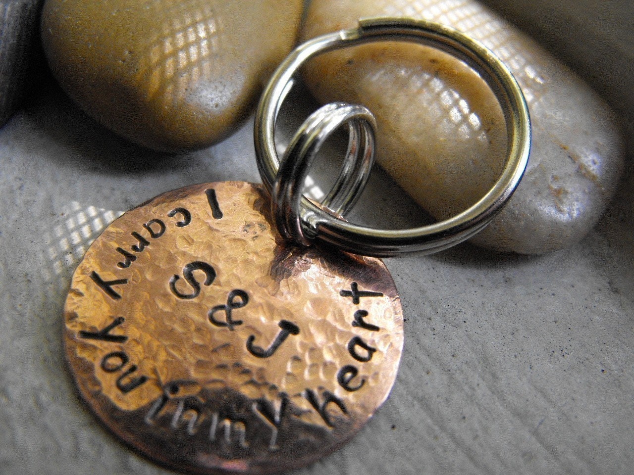 design your own copper Key chain