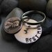 Lucky us , Hero copper Key chain with one lucky penny