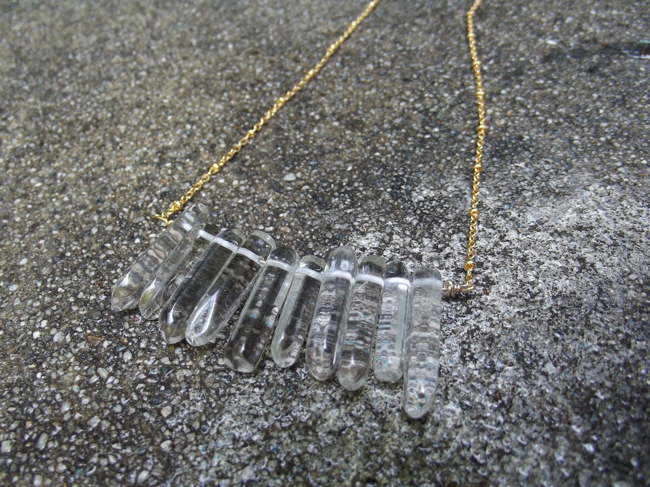 Ice drops Pendant Ready to ship