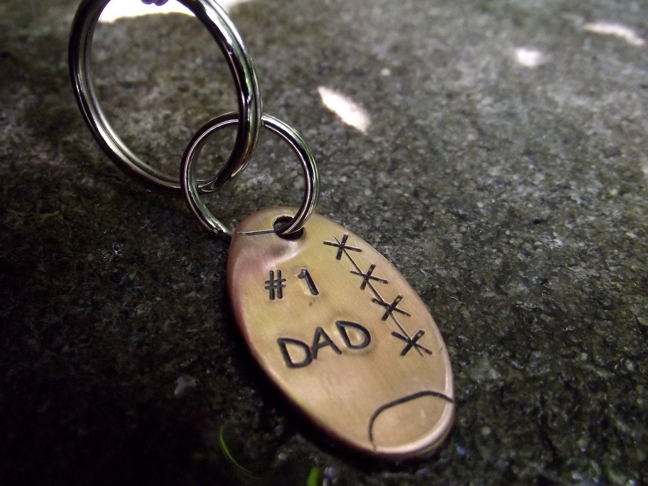For the love of Football Keychain
