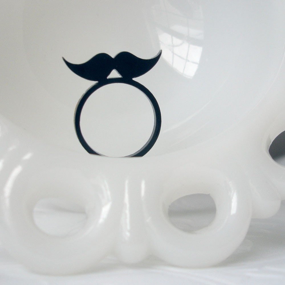 Mustache Ring