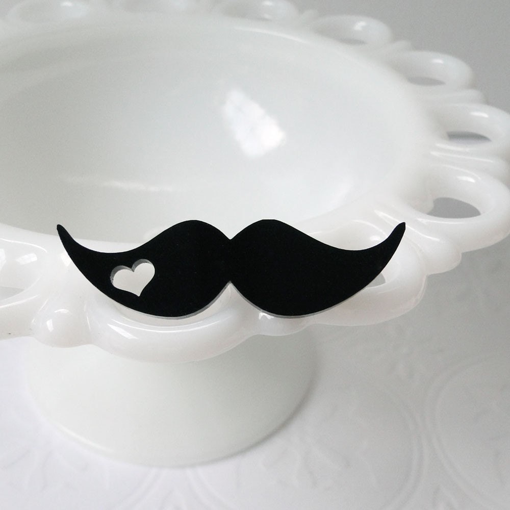 Mustache Love Pin