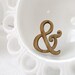 Harrington Ampersand Pin in Bamboo