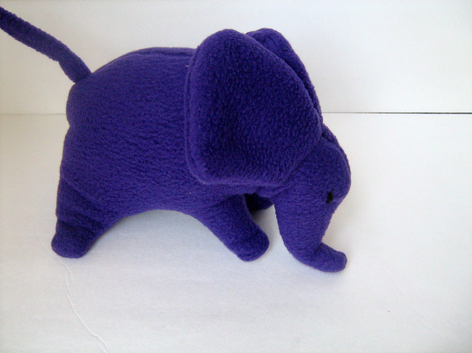 lavender stuffed elephant