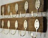 2 Personalized Spoon Hook Racks