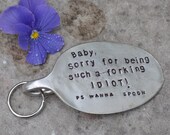 Sorry Baby Spoon Key Chain FREE SHIPPING