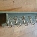 6 Funky Fork Hooks on Go Green Recycled Wood Shelf