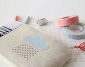 unique linen pencil case - j'adore la pluie