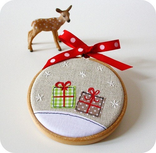SET OF 3 unique christmas ornaments