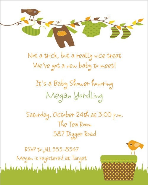 Autumn Boy Baby Shower Invitations Il_170x135