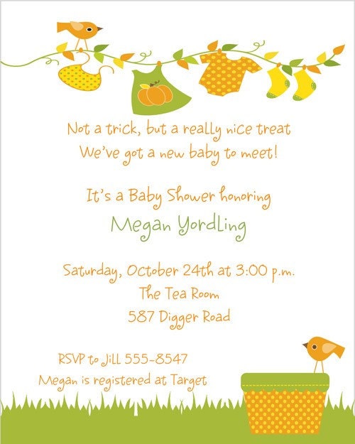 Autumn Girl Baby Shower Invitations Il_170x135