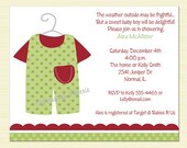 Boy Christmas Outfit Baby Shower Invitations Il_170x135