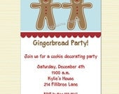 Boy and Girl Gingerbread Cookie Invitations Il_170x135