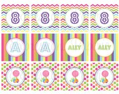 Candyland Personalized Cupcake Toppers or DIY Il_170x135