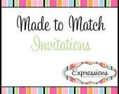 Personalized Invitations Made to Match Any Design Il_170x135