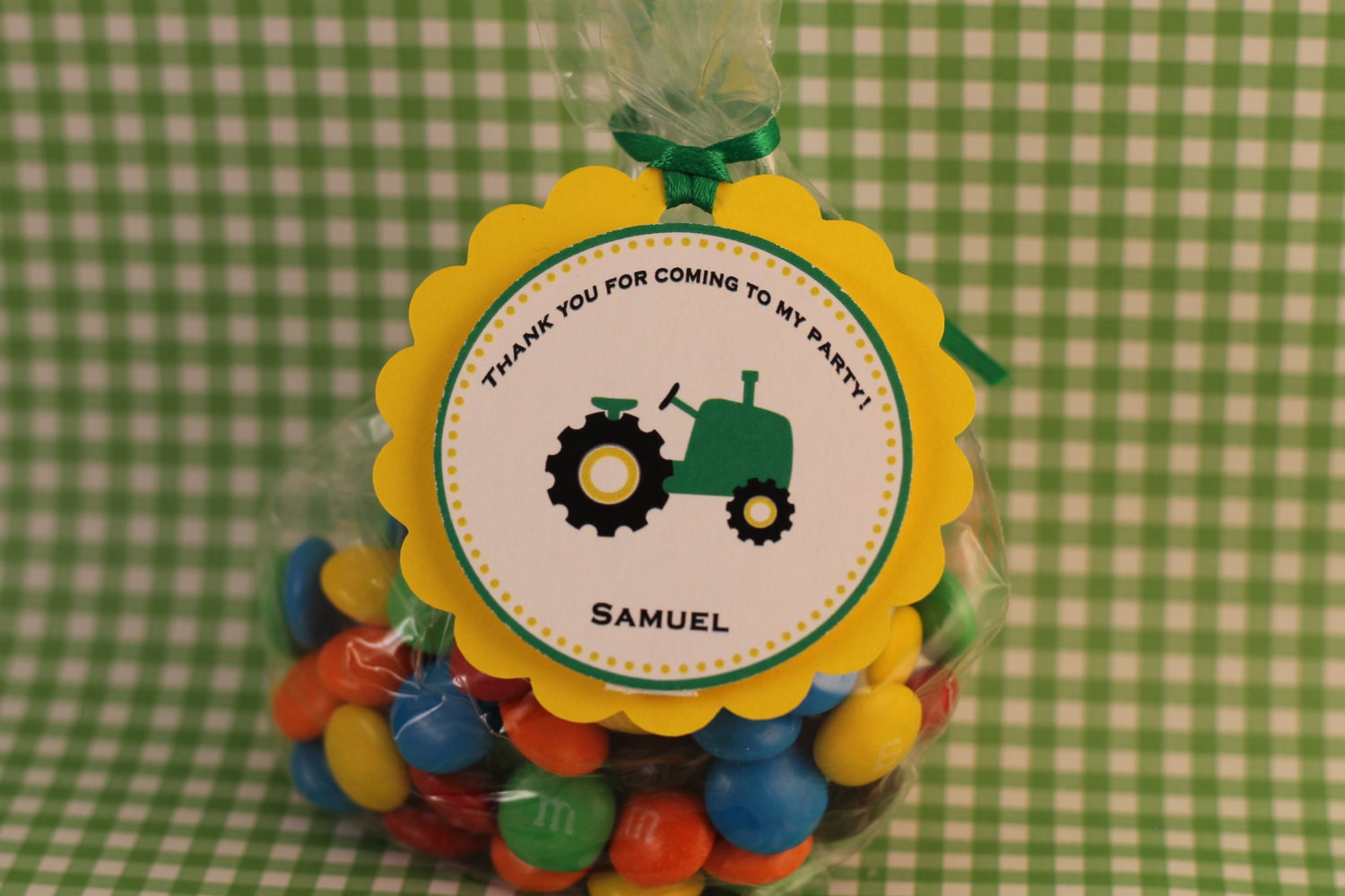 Tractor Birthday Party Favor Tags Il_570xn