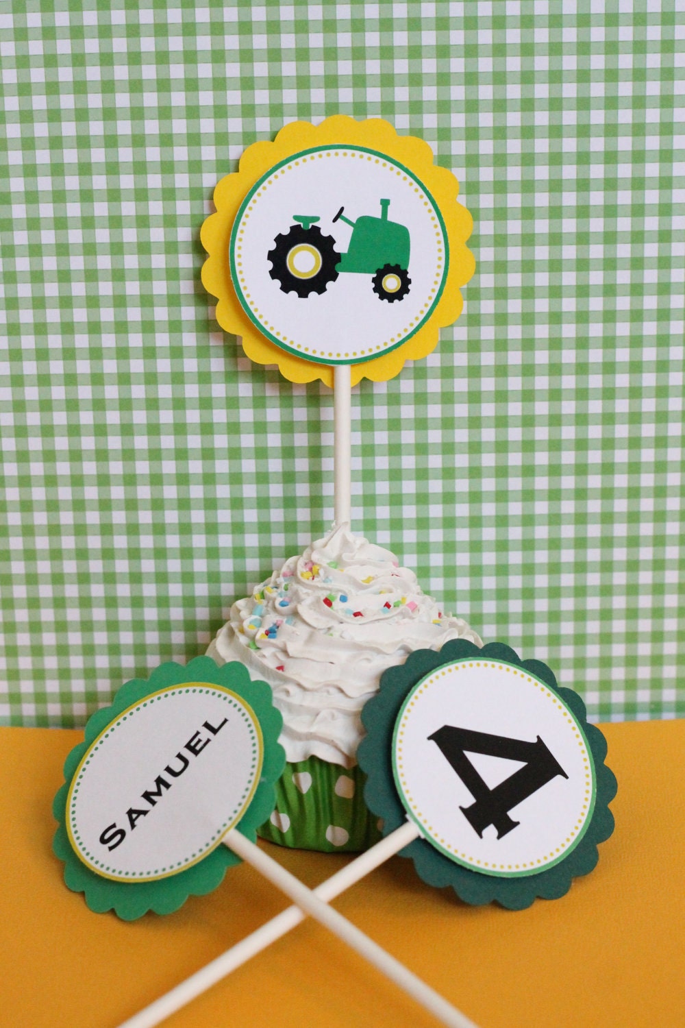 Tractor Birthday Party Invitations