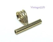 Brooch Converter Gold Filled Horizontal Small 12mm