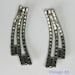 Vintage Earrings Rhinestone Art Deco pierced post