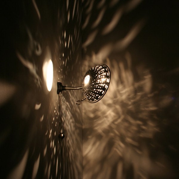 Wall Lamp: SteamLight Extended Wallmount - Designer Edition with a Touch Dimmer