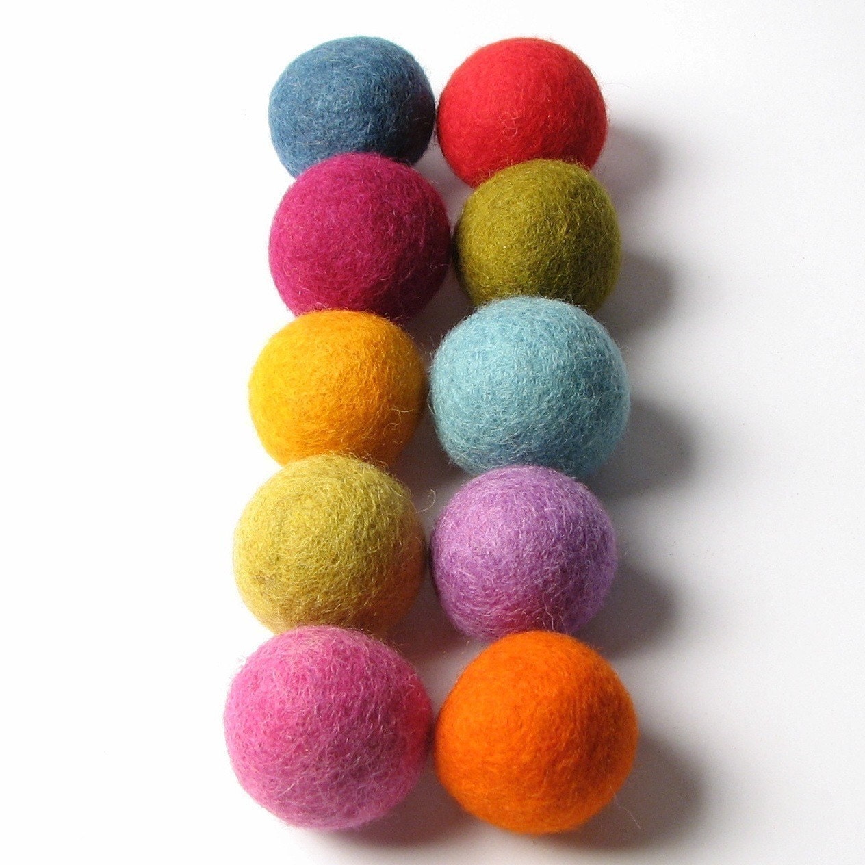 3CM Felt Balls/10-Piece Multi Mix