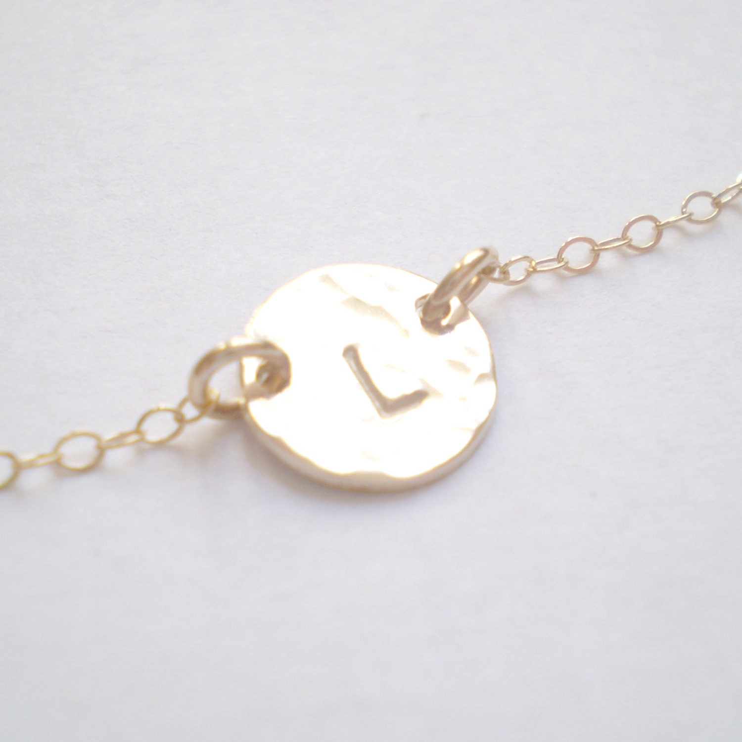 Small Initial Necklace