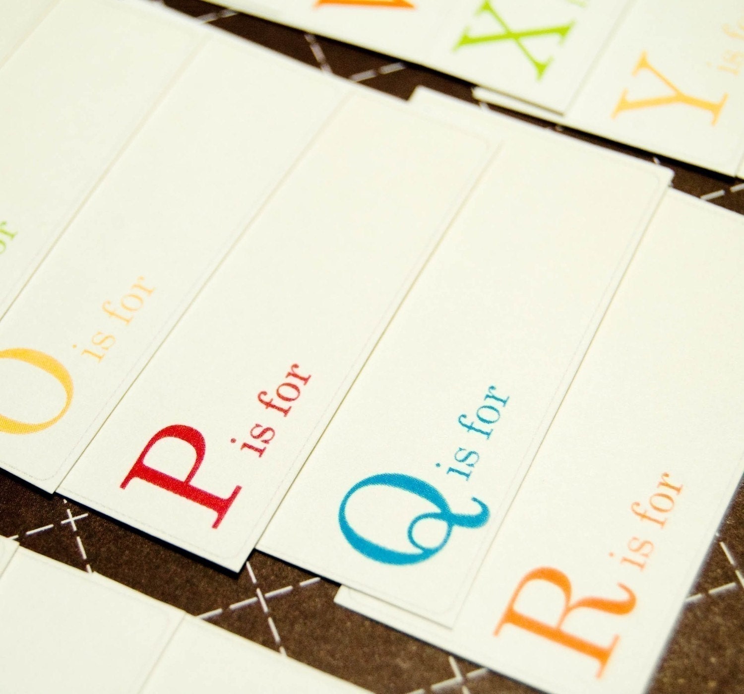 A is for . . . . . One Word Flashcards - 2x4