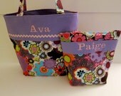 Mommy and Me Classic Totes, 100s Fabric Choices, Personalized, Handmade in the USA by LBs Sewing Sanity