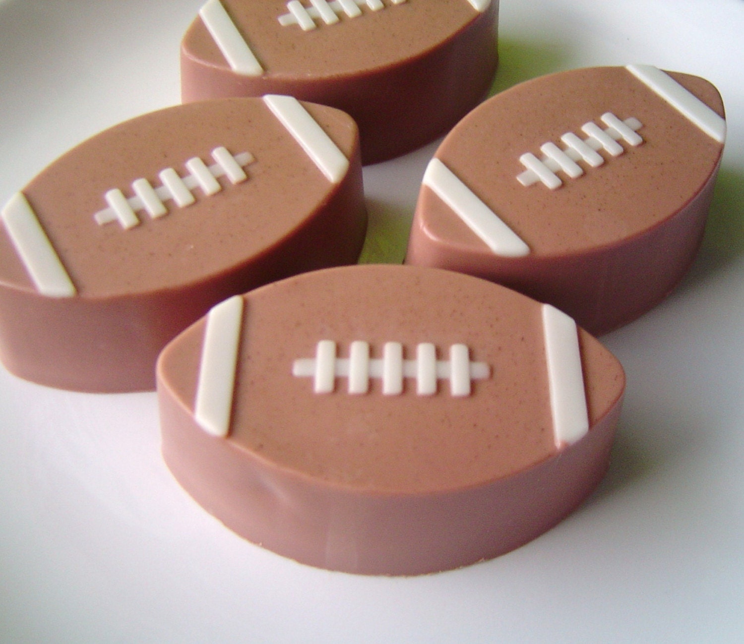 Football Soap - Goat's Milk Soap - Leather Scented - Gift for Him - Father's Day
