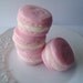 Soap - French Macaron - French Macaroon Goat's Milk Soap - Black Raspberry and Vanilla Scented - Gift for Her - Mothers Day