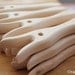 Hand-made wooden lucet -knitting fork-