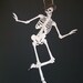 The Dancing Skeleton-DIY Jointed paper skeleton decoration