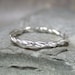 Sterling Silver Ring - Twisted Band - Stacking Ring - Handmade in Canada - Eco Friendly Sterling Silver