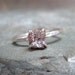 Uncut Rough Diamond Solitaire and 925 Sterling Silver Ring - Artisan Jewellery - Handmade and Designed by A Second Time